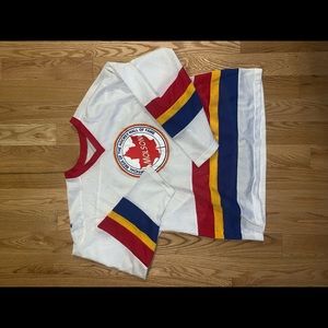 Vintage oversized hockey jersey